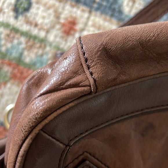 Lamb by Gwen Stefani Purse Notting Hill Leather Handbag Satchel Crossbody Brown - Picture 12 of 12